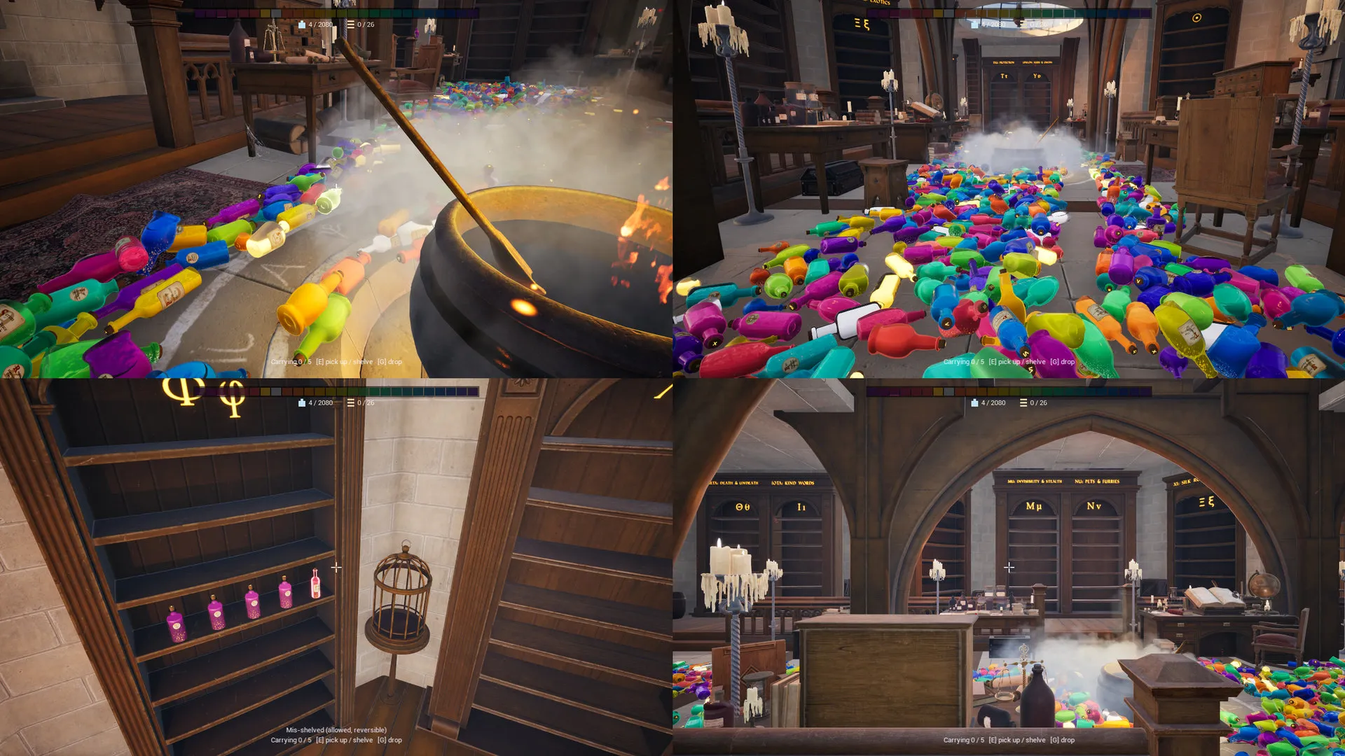 Couch co-op: two players, one screen, one very large mess